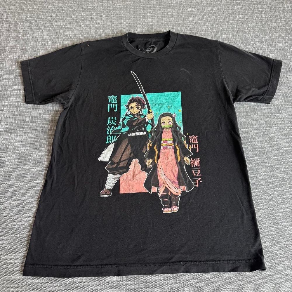 Demon Slayer Cotton black cotton t-shirt size M